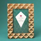 88002 88001 88003 Fashioncraft Antique Copper Geometric Photo Frame