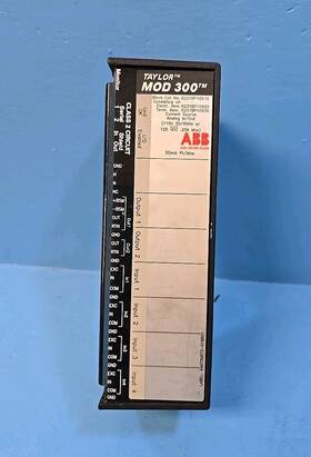 6231bp10920d-k Abb Taylor Mod 300 Input Output Plc Module 6231bp10910