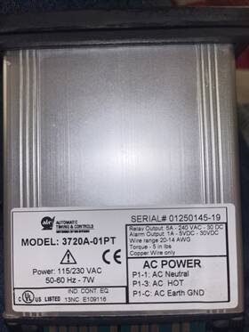 3720a-01pt Atc Temperature Control Preowned