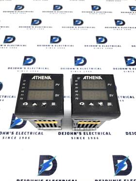 16c-t-t-t-23-fl Athena Temperature Controller Lot Of 2