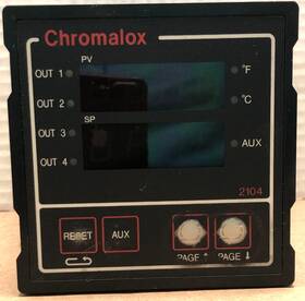 2104-ao100 Chromalox Temperature Controller As Is For Parts /