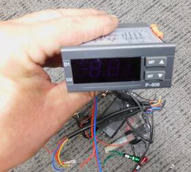 P-608 Ckc Intelligent Digital Temperature Controller 110v - 24v Dc Flow Pump Pressure P608