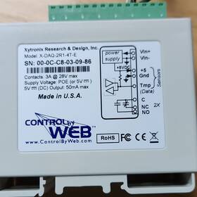 X-daq-2r1-4t-e Controlbyweb Temperature Module Data Acquisition Series