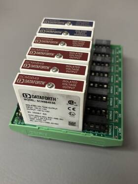 Scm5b38-07 Dataforth Input Modules And 8 Channel Backpanel Scmpb07-3 Scm5b49 Scm5b40