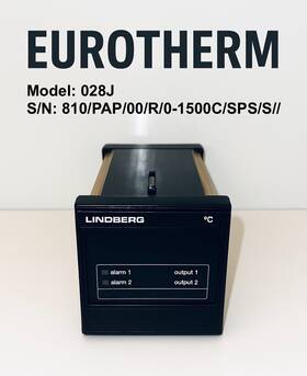 0-1500c Eurotherm 810/zcp/00/k/0-600c Lindberg Temperature Controller Model 810/pap/00/r/0-1500c/srs/s