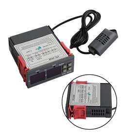 I018-a022-12v Frezon Stc-3028 Dual Led Temperature Humidity Controller Dc12v Digital Thermostat