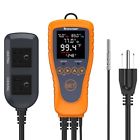 Gtc001 Growneer Lcd Digital Thermostat Temperature Controller Outlet Heating 653334366689