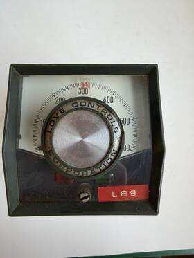 Love Controls R-26821-1091-2 L89 Temperature Controller Thermostat 0-600 F Panel Mount
