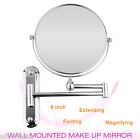 Magnification " Two-sided 3x Mirror Cosmetics Makeup Swivel Mount Wall 8
