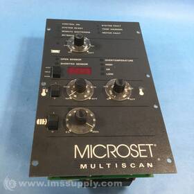 104988e Nordson Microset Multiscan Temperature Control Usip