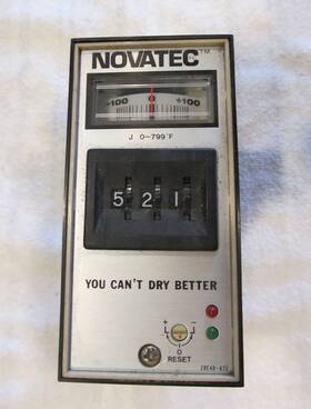 Zre48-a73 Novatec Temperature Controller Type J 0-799 F