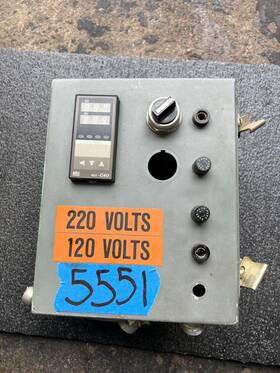 Rex-c40 Rkc Digital Temp Controller With Allen Bradley Relay And Electrical Box
