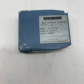 Eb-1807 Rosemount 3044cr Model 9 Temperature Transmitter