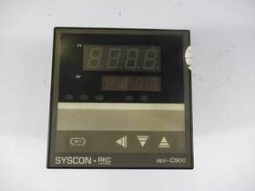C900fja3-8ab Syscon Rkc Temperature Controller 100-240vac 50/60hz Used