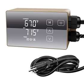 Toolhome 779288405998 Digital Temperature Controller With Accessories Golden 110v