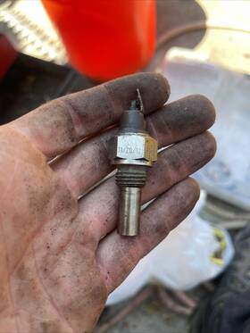 6-24v Vdo 801/1/8 6 76 65 Degree 3w 11/20/12 Temperature Sensor 120c Max Rare Used