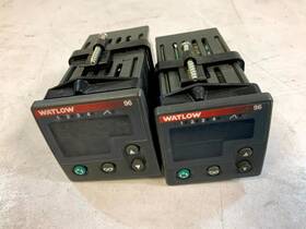 96a0-caau-aaba Watlow Lot Of 2 1/16 Din Temperature Controller Series 96 G5b