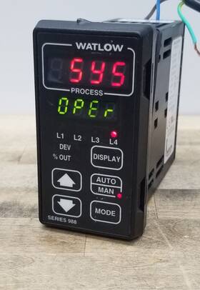 988a-22ka-ndrg Watlow Series 988 Microprocessor Temperature Controller