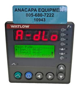 F4dh-cccc-01rg Watlow F4dh-ccc-01rg Dual Channel Ramping Temperature Controller 10943