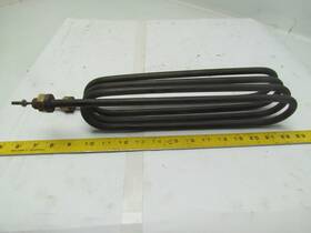 6326698 Watlow R6e04 Heating Element 3 Inch W 13-3/4 L 266v 3500w Double Ended Tubular