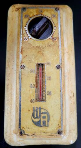440843a White-rodgers Vintage - Thermostat With Dial Mid Century Art Deco