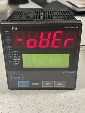 Ut750-50 Yokogawa Ut750 Programmable Digital Indicating Controller Working