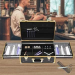 Barber Tool Box Case Organizer Storage Carrying With Locks & Keys. Fixed Price $94.41.