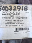New Robertshaw Pneumatic Temperature Transmitter 2252-250 T150-1021 0-100 Range. Fixed Price $260.00.