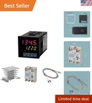 Versatile Pid Temperature Controller Kit With Thermocouple & Dual Display. Fixed Price $74.99.