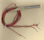 Fast Cartridge Heater 1/4" Dia X Long 200W 240V 12" Teflon & Type K T/c. Fixed Price $22.95.