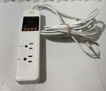 DM-808TT AC85-250V 10A Dual Digital Temperature Controller Power Socket. Fixed Price $9.99.