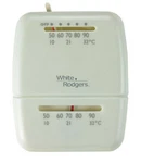 White Rodgers M100 24V Rectangle Heating/cooling Mechanical Thermostat New. Fixed Price $21.95.