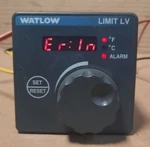 Watlow #LV6KU00002200A Limit Temperature Controller (powers On). Fixed Price $49.99.