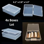 4PCS Small Plastic Storage Container Box Diy Coins Screws Jewelry Charms Travel. Fixed Price $9.79.