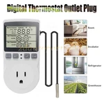 Temperature Controller Heating Cooling With Probe Digital Thermostat Outlet Plug. Fixed Price $15.69.