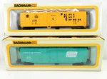 Bachmann Ho 1124 51' Reefer P.f.e. & 43-1010-32 Box Car Penn Central T66. Fixed Price $12.95.