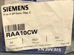 Siemens RAA10CW. Fixed Price $20.90.
