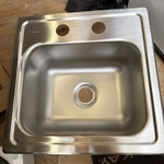 Elkay Dayton Stainless Steel 15" 6" Drop-in B(open Box). Fixed Price $40.00.