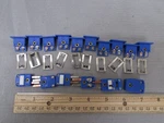 (15) Omega Ttype Thermocouple Connector High Temp -20 356 F Blue Assortment. Fixed Price $14.95.