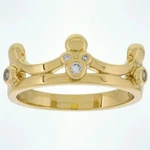 Disney Parks Authentic Mickey Mouse Icon Ring Gold Tone Princess Crown Size 6. Fixed Price $19.95.