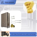 100-PLATE Stainless Steel Water To Brazed Thermal Heat Exchanger. Fixed Price $171.08.