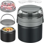 2-IN-1 Thermo For Hot Food With Tritan Snack Box Container 13.5OZ Insulated. Fixed Price $27.73.