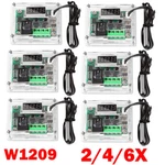 2/4/6X W1209 12V Digital Thermostat Temperature Control Switch Sensor + Case Usa. Fixed Price $11.54.