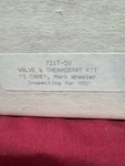 Vortec 721T-50 Parker Valve & Thermostat Kit. Fixed Price $75.00.
