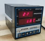 Athena Controls 6075-F-0-E1-A 6075F0E1A Temperature Controller 0-1400F Type J Tc. Fixed Price $199.99.