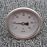 Jumo 8002-01-80 Temperature Gauge 0-120 Deg. C 3". Fixed Price $37.75.