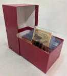 Modern Currency Storage Red Box Heavy Duty Banknote 7.5 4.25 3.25IN. Fixed Price $11.75.