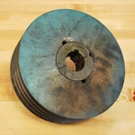 Bush 4A8.2 B8.6 2517 Tapered Lock V-belt 4GROOVE Pulley. Max RPM-2870. Used. Fixed Price $12.63.