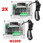 2PCS W1209 DC12V Digital Thermostat Temperature Control Switch Sensors With Case. Fixed Price $11.25.