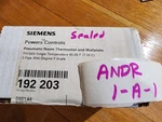 Siemens 192-203 Pneumatic Room Thermostat. Fixed Price $35.00.